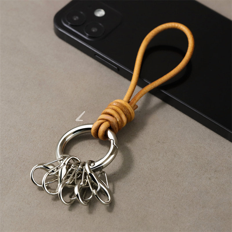 Braided Cord Keychain Buckle Strap_BDHL8416