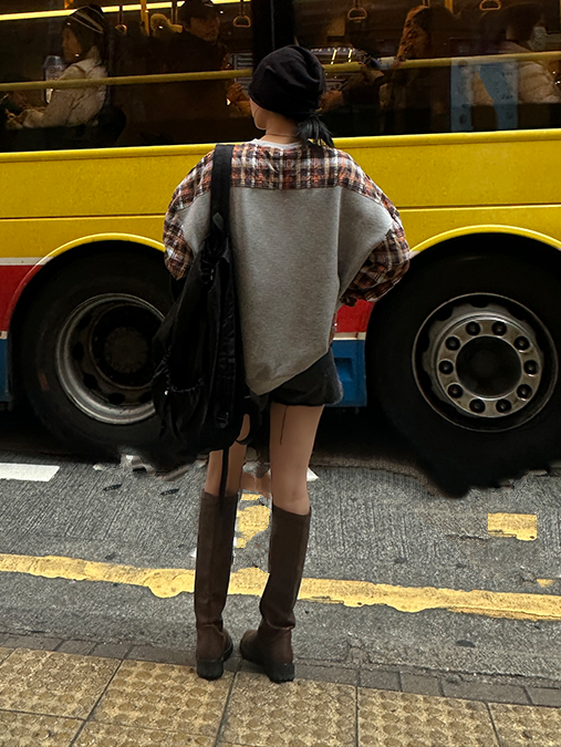 格紋換裝衛衣_BDHL7159