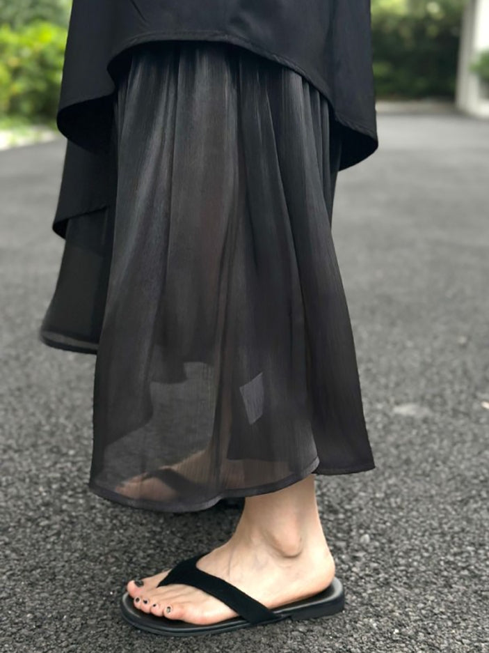 Splicing Fishtail Sleeveless Dress_BDHL7528