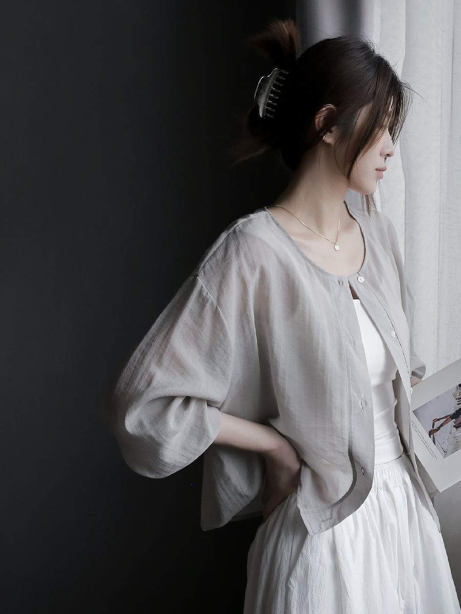 Thin Drawstring Wide Pants_BDHL7580