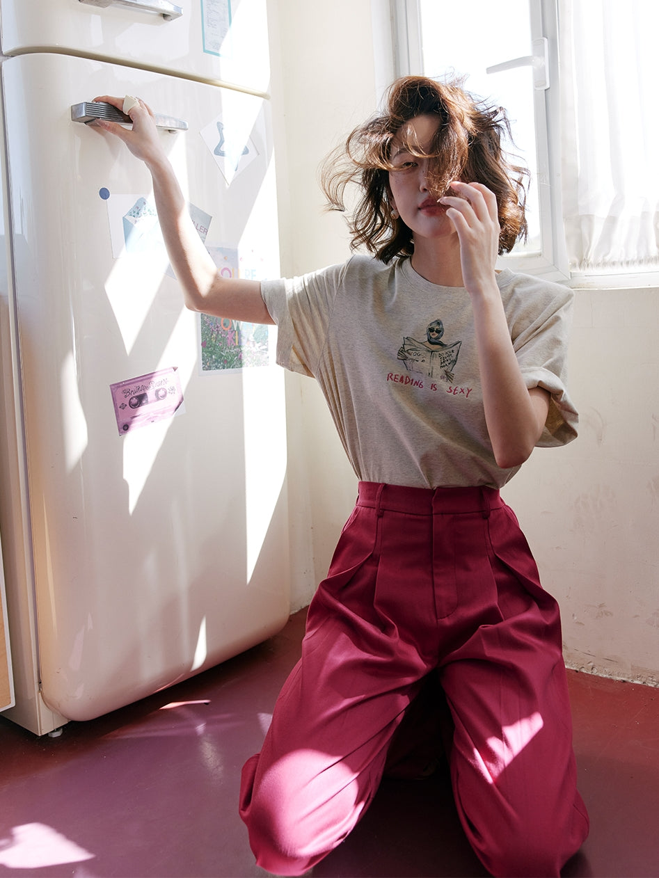 Loose-Fitting Casual Suit Pants_BDHL7472