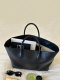 Black Large Capacity Tote Bag_BDHL7958