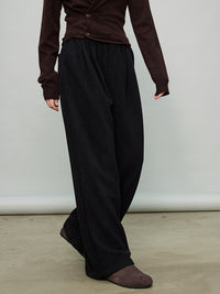 Relaxed Elastic-Waist Wide Pants_BDHL6918