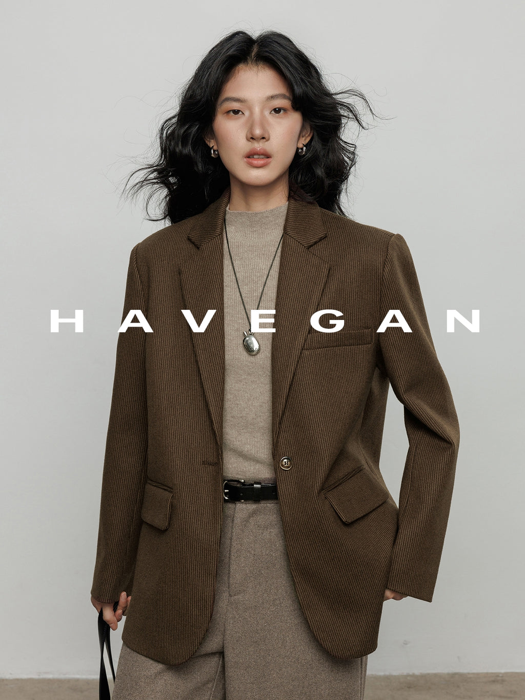 抓絨西裝外套_BDHL7969