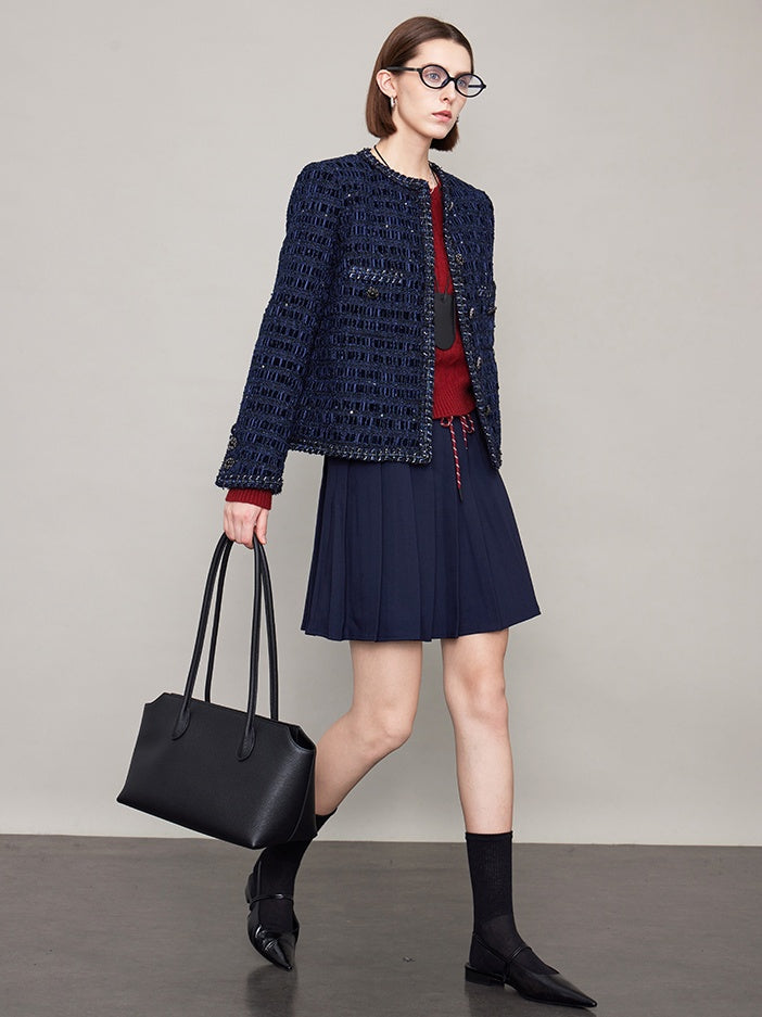 College String Pleated Skirt_BDHL6618
