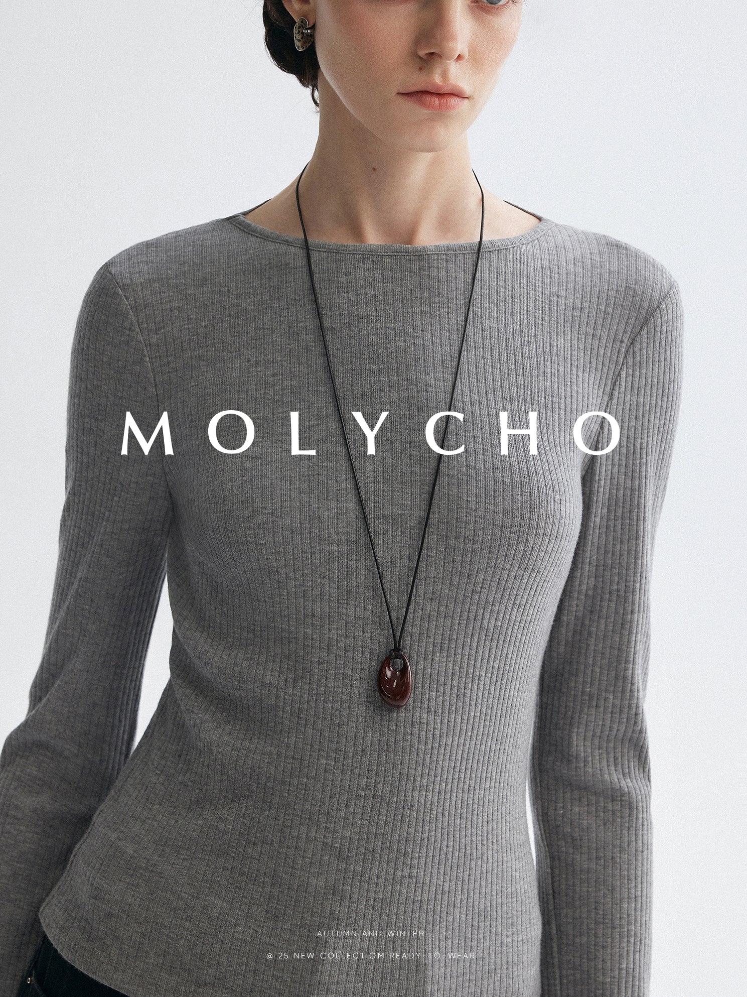 U型鏤空針織上衣_BDHL7952