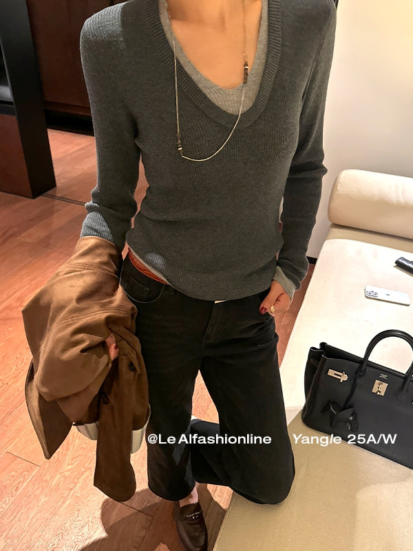 Black Straight Jeans_BDHL7843