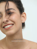Mini Opal Teardrop Inlaid Pierced Earrings_BDHL7676