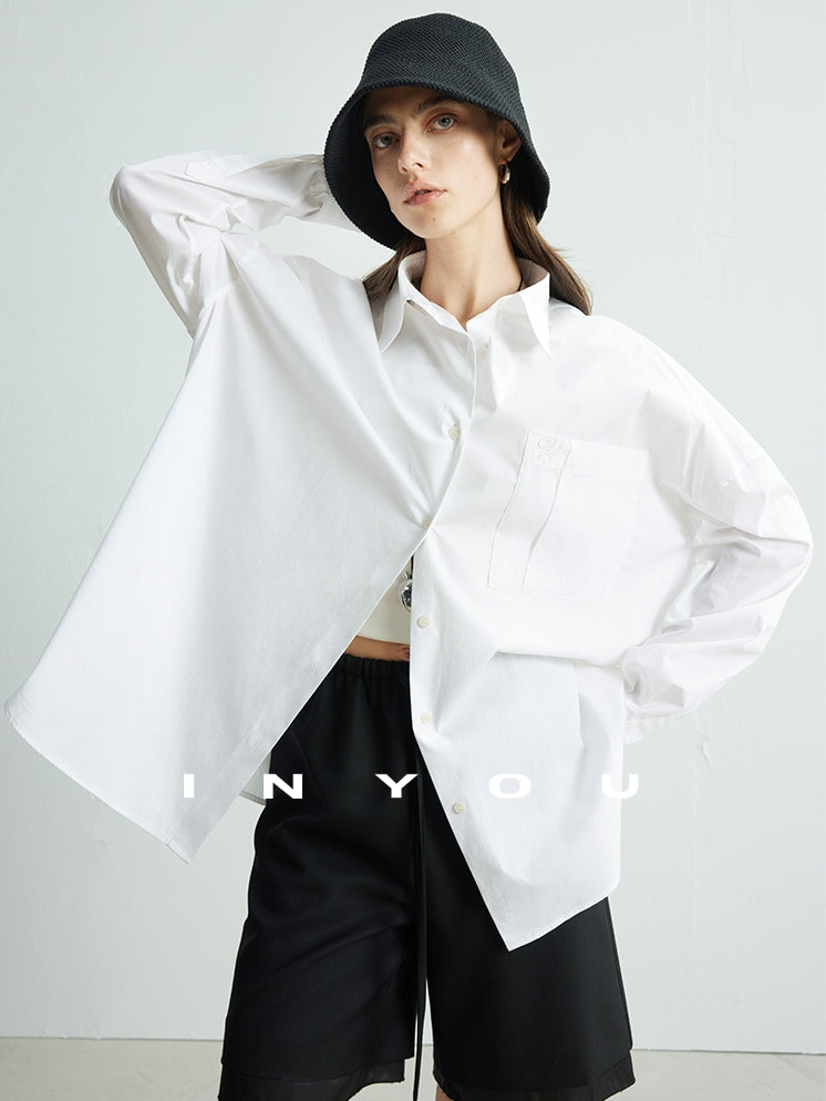 Loose-Fitting Silhouette Shirt_BDHL7155