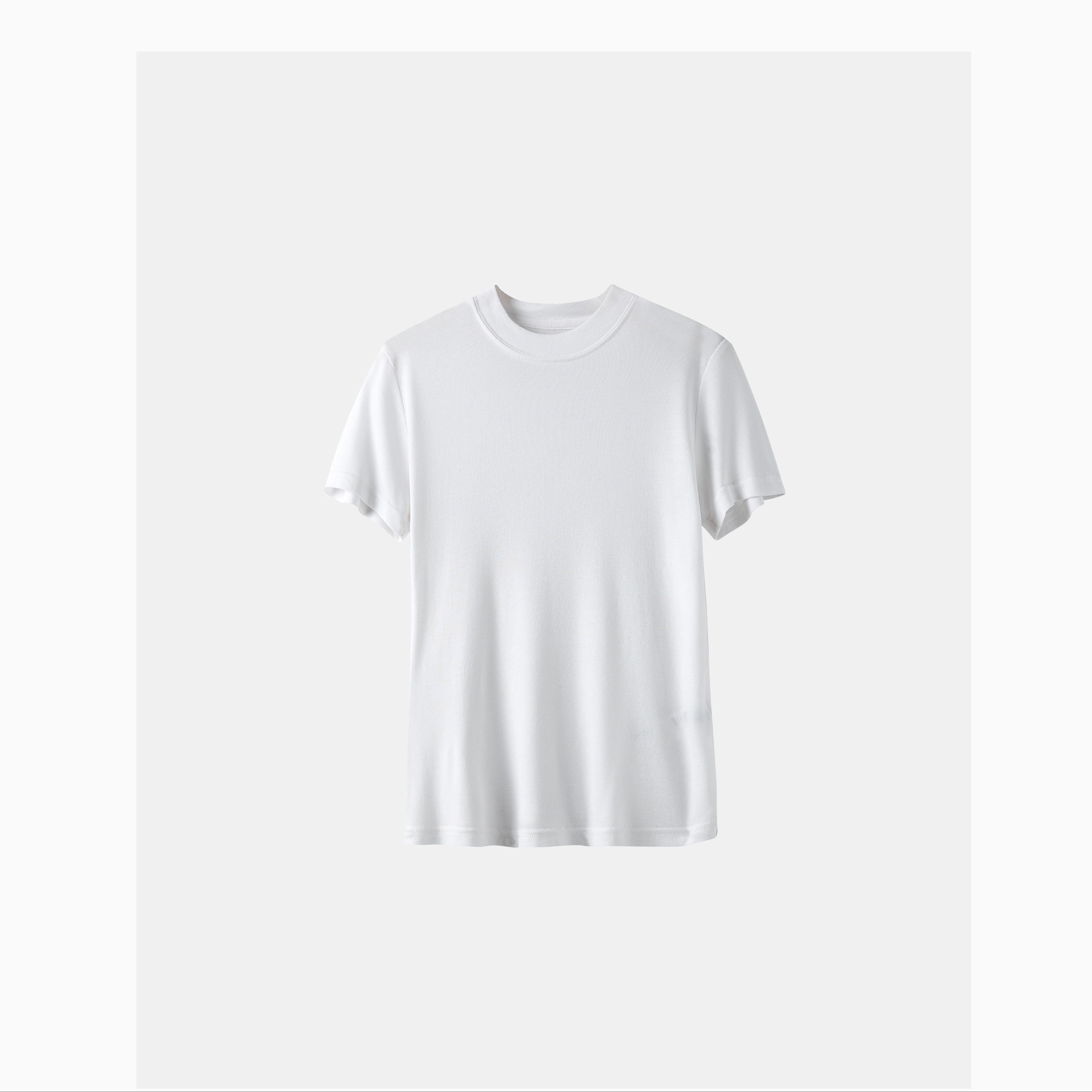 Silk-Blend Slim Crew-Neck Top_BDHL8339