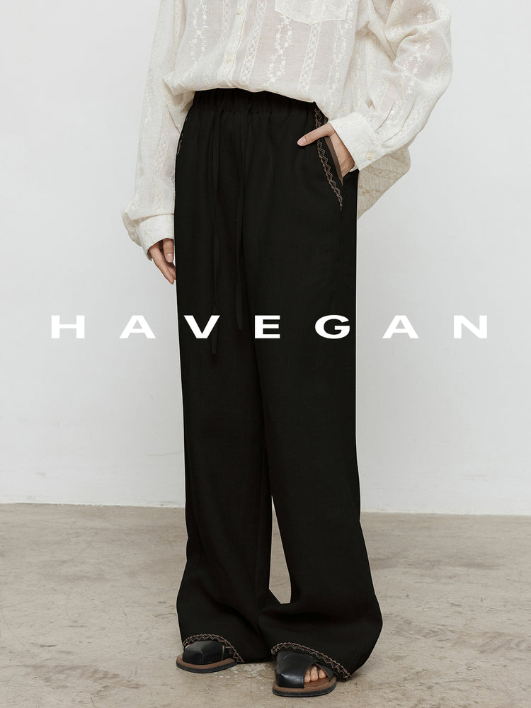 Thin Loose-Fitting Wide Pants_BDHL7060