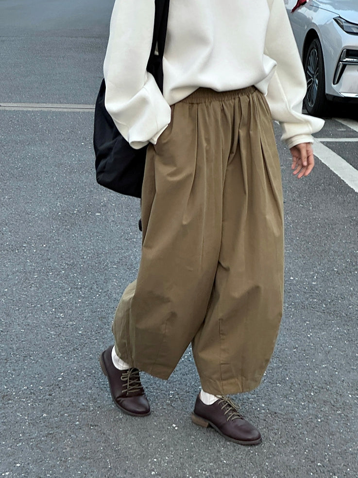 Tucked Balloon Pants_BDHL8152