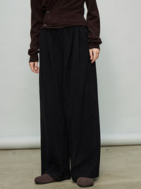 Relaxed Elastic-Waist Wide Pants_BDHL6918