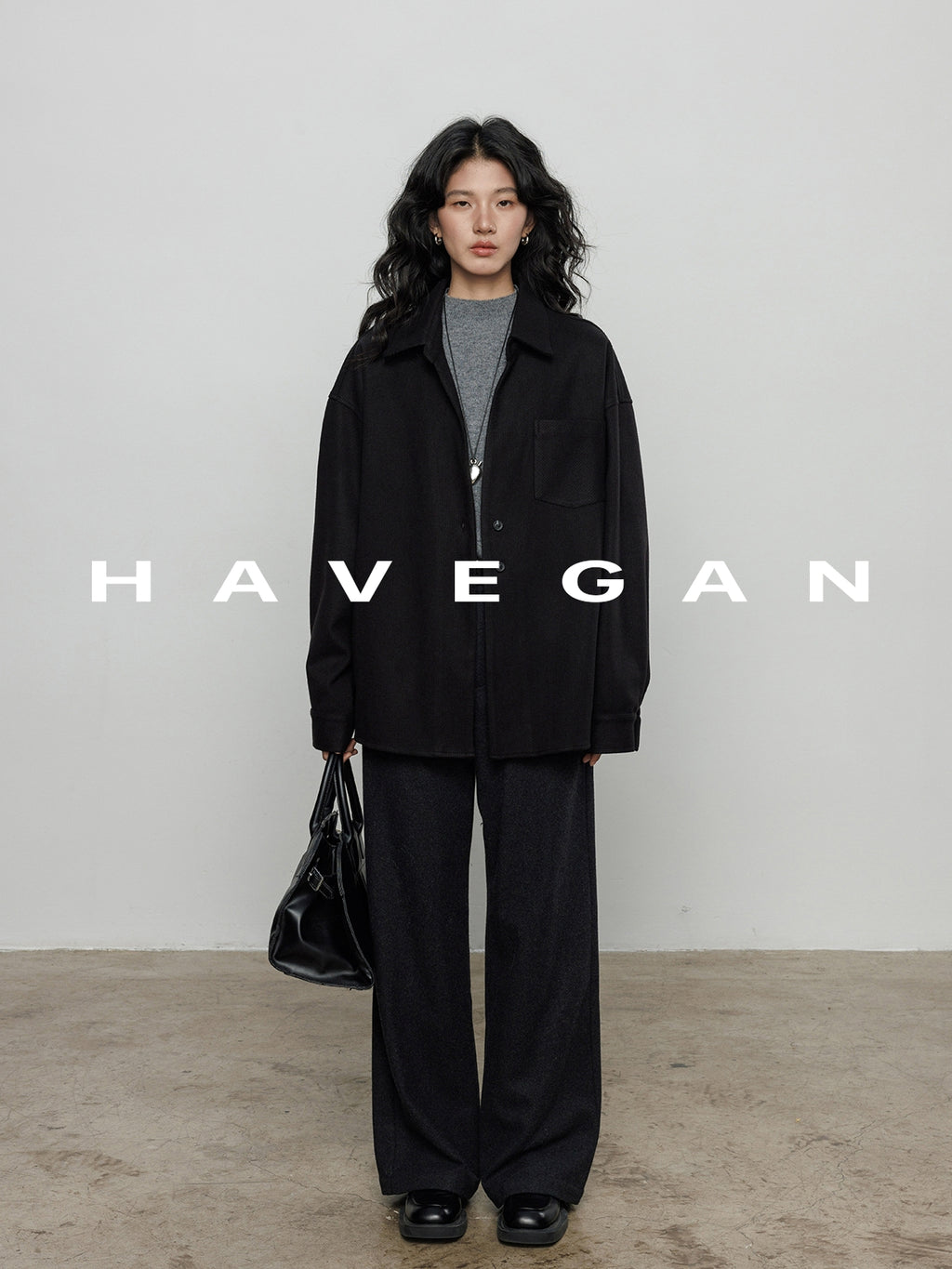 燈芯絨長袖襯衫_BDHL7970