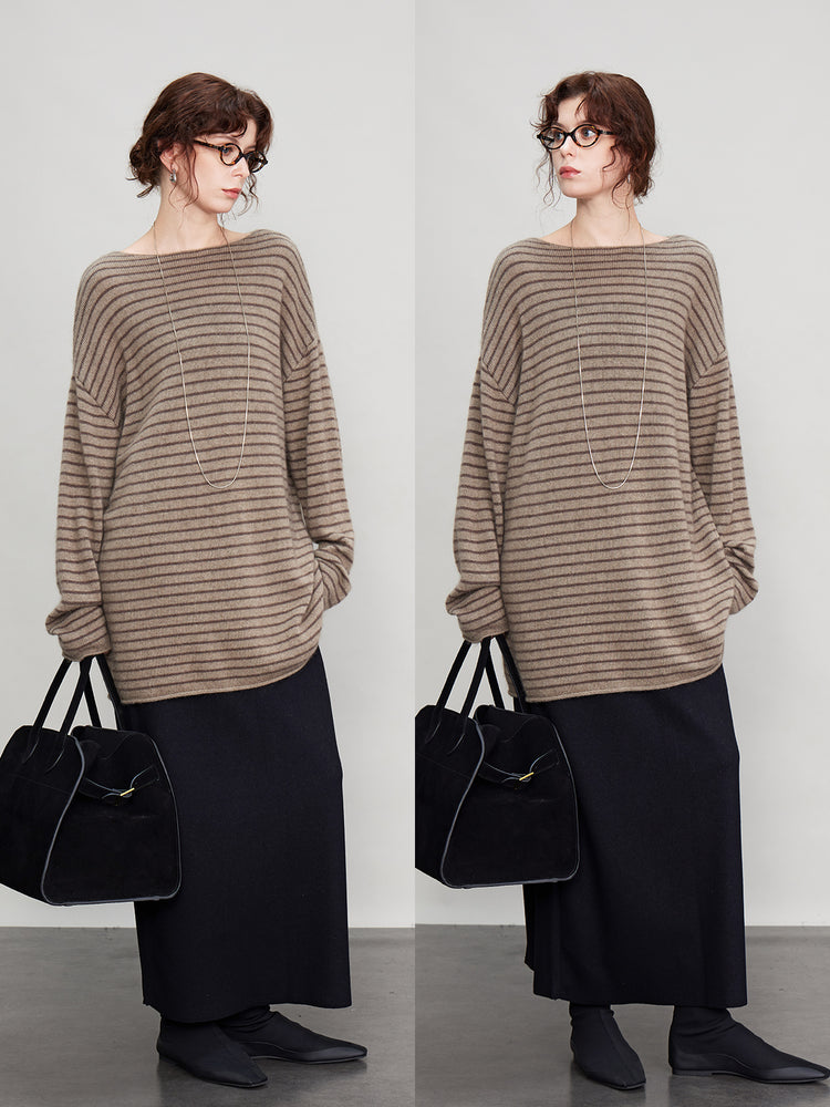 Retro Lazy Knit Pullover_BDHL6685