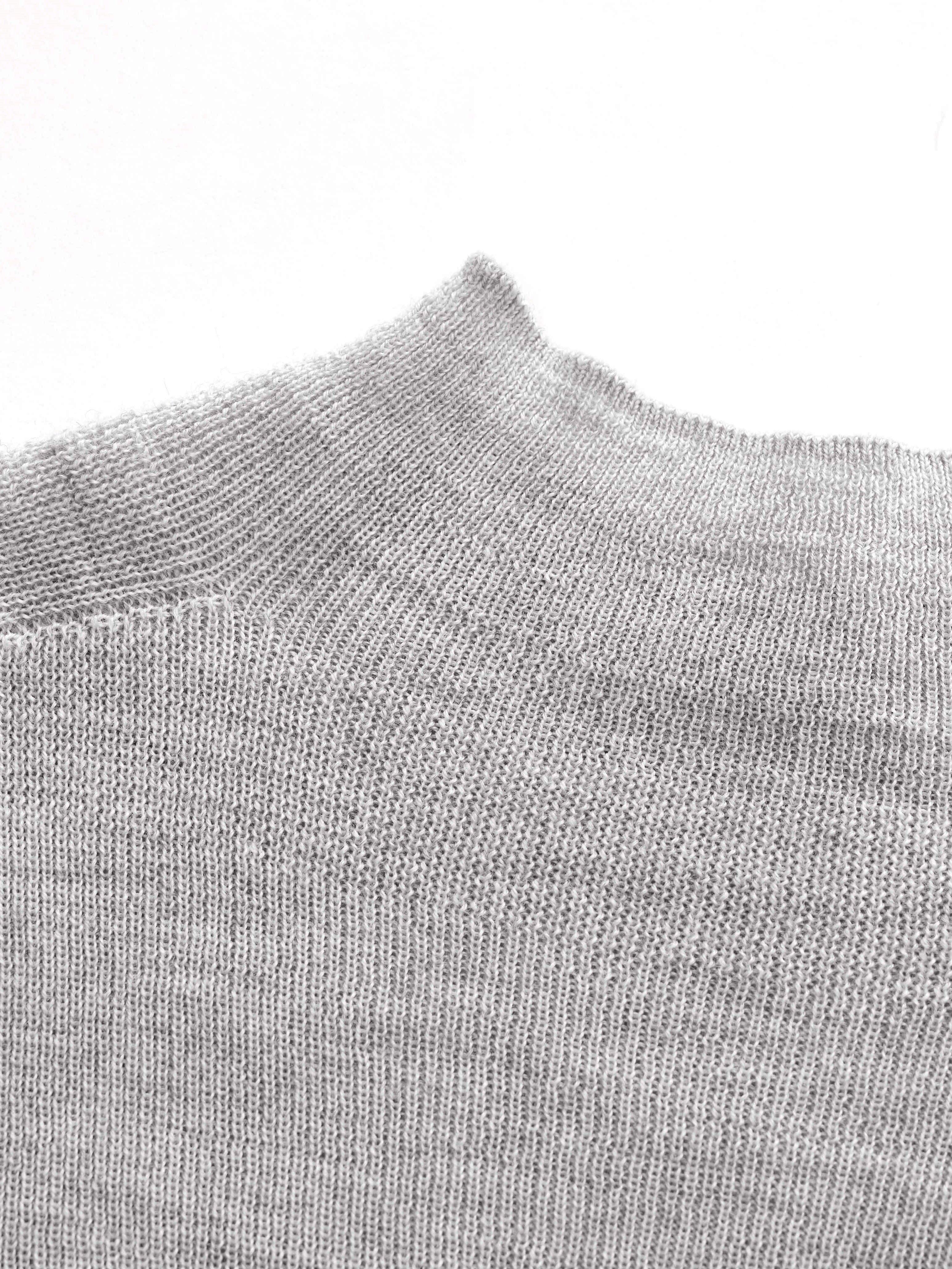 Seamless Half Turtleneck Tops_BDHL6623