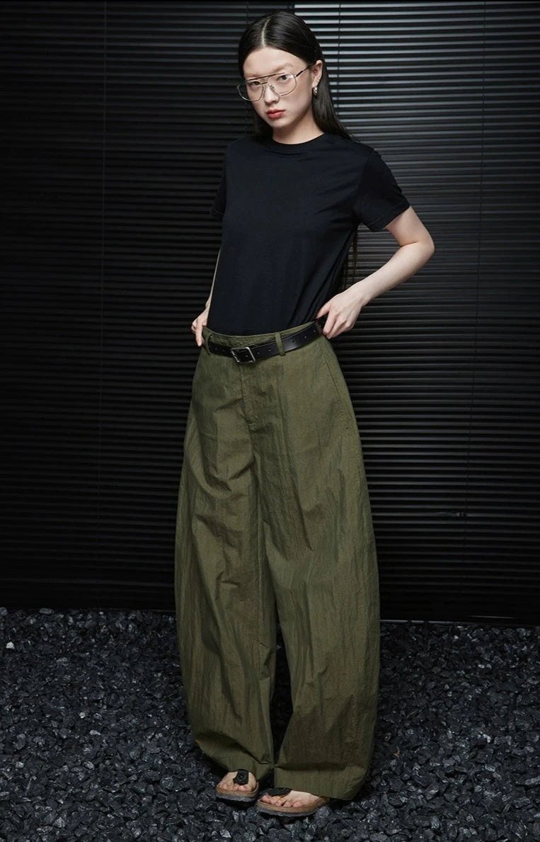 Loose Drape Thin Wide-Leg Pants_BDHL6040