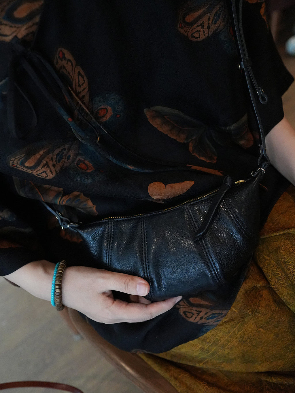 Leather Mini Croissant Crossbody Bag_BDHL8433