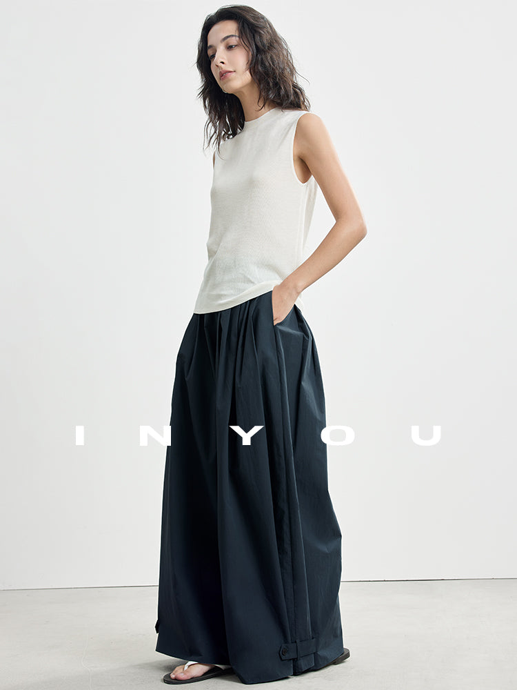 High Waist Big Swing Skirt_BDHL7483