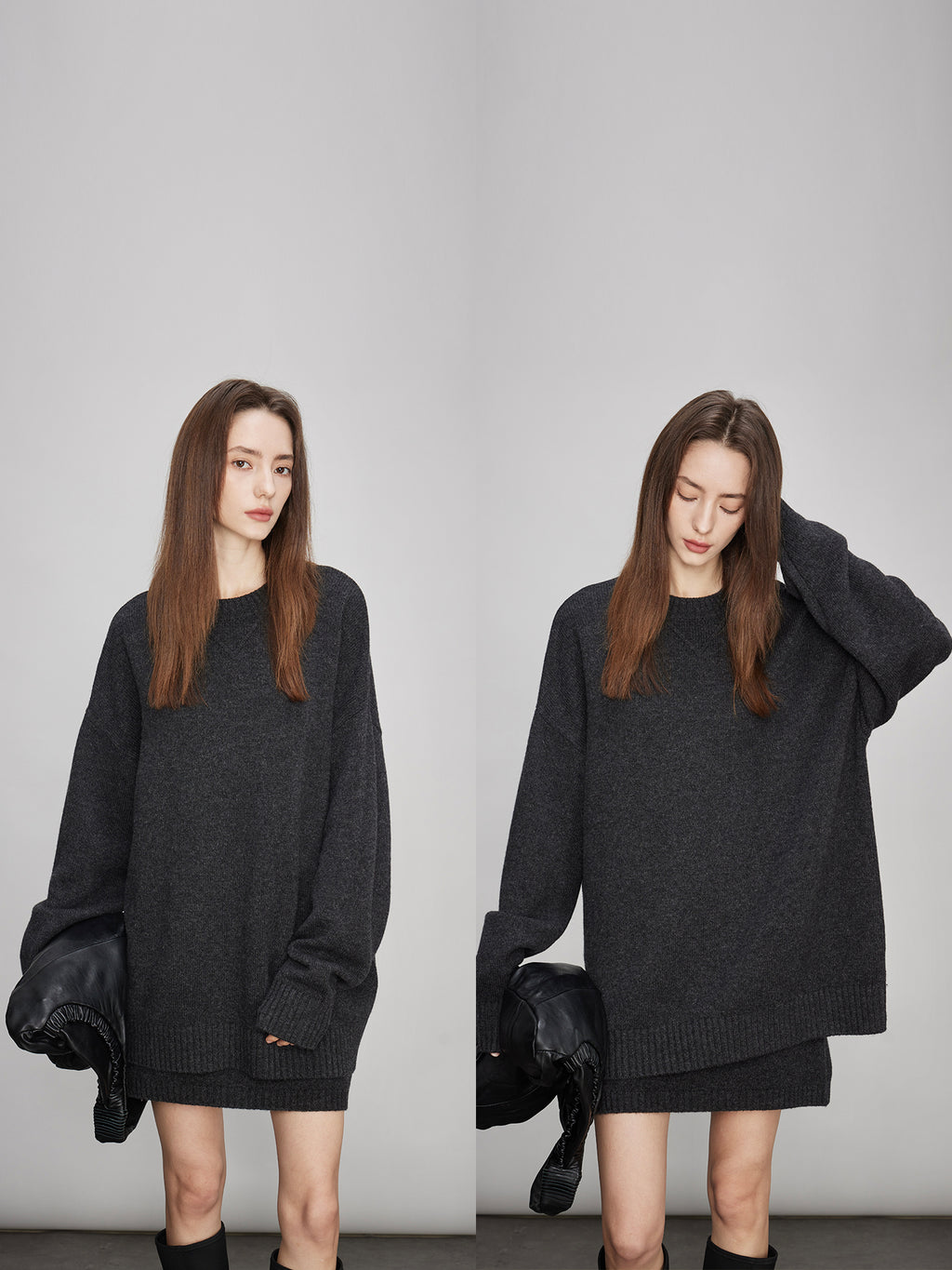 Loose Knit Tops Or Elasticated Waist Skirt_BDHL7994