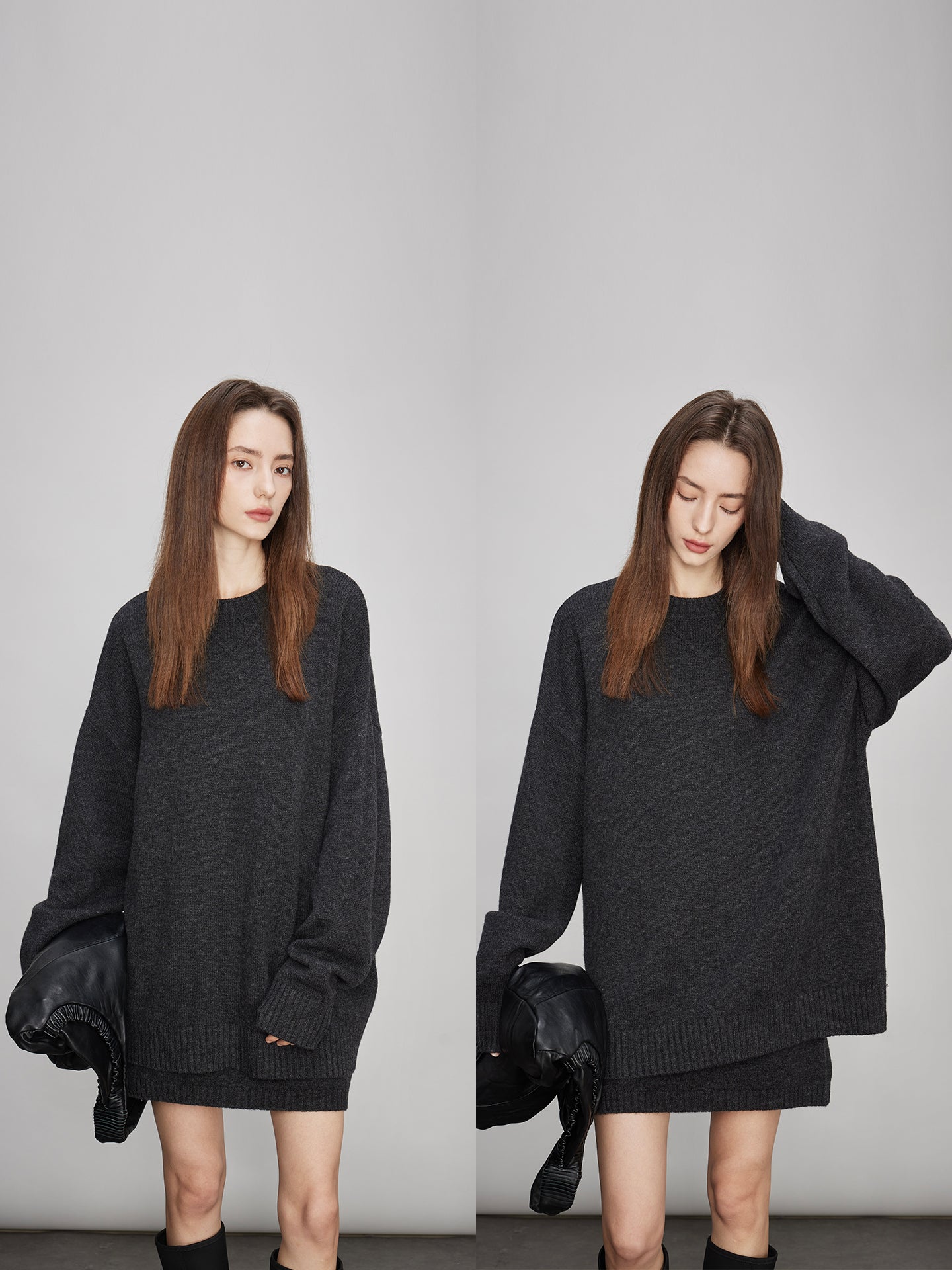 Loose Knit Tops Or Elasticated Waist Skirt_BDHL7994