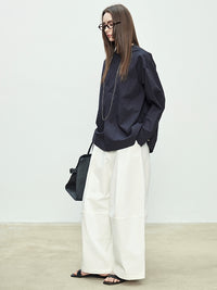 Loose-Fitting Silhouette Wide Pants_BDHL7081