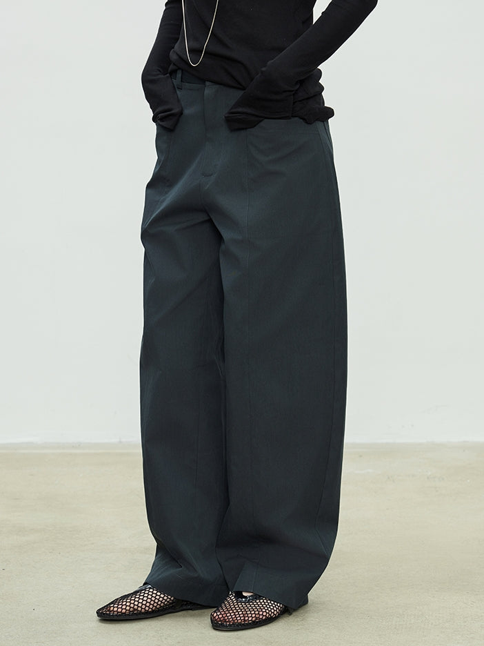 Simple Design Wide Pants_BDHL7103