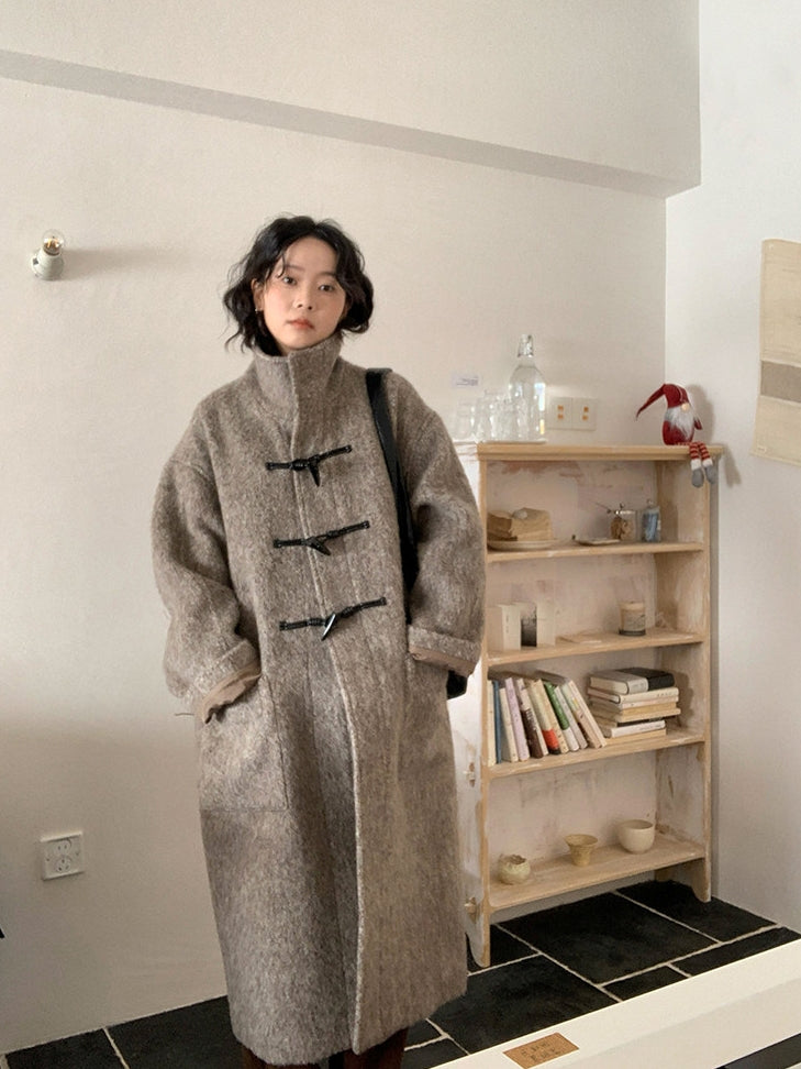 Stand Collar Duffle Coat_BDHL8164