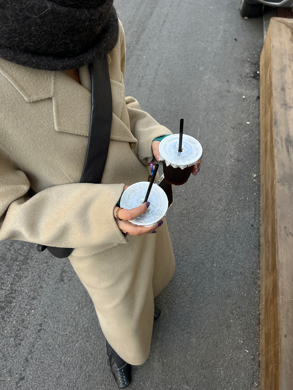 Double sided long woolen coat_BDHL5422