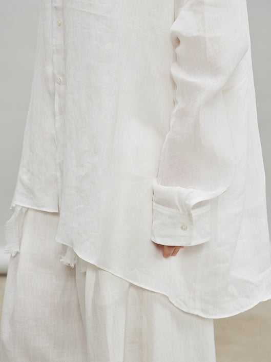 Slightly Transparent Wide Shirt_BDHL7199