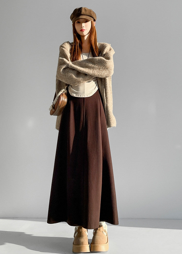 Slimming A-Line Maxi Skirt_BDHL8035