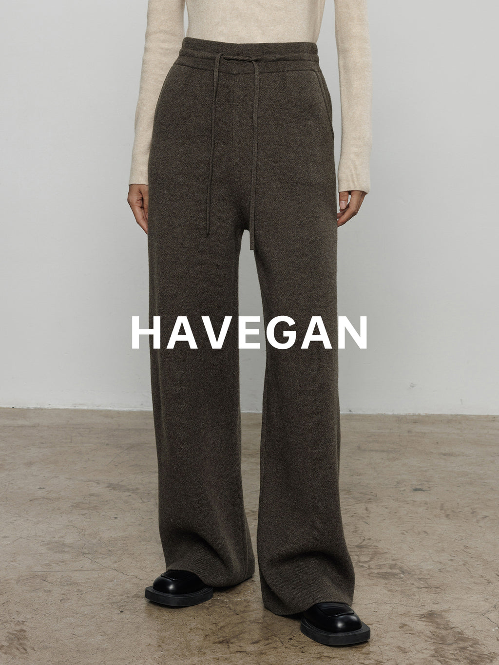 高腰磨毛運動褲_BDHL7964