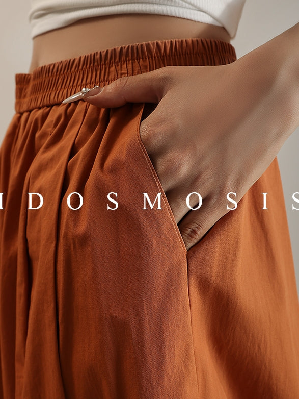 Elastic Waist Balloon Pants_BDHL7514