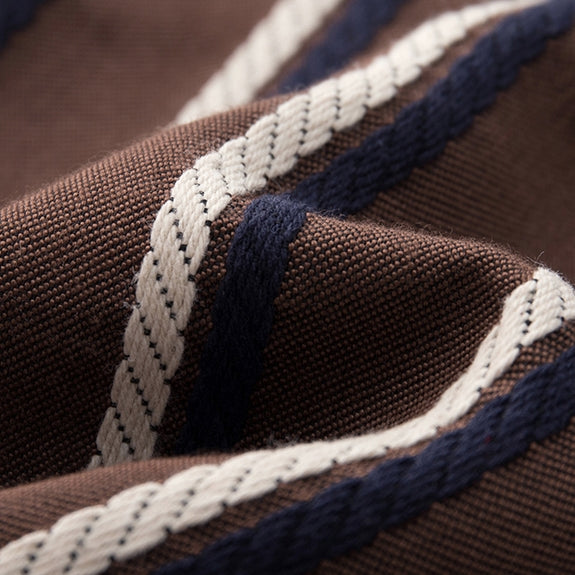 Shirt-Layer Style Striped Shorts_BDHL6753