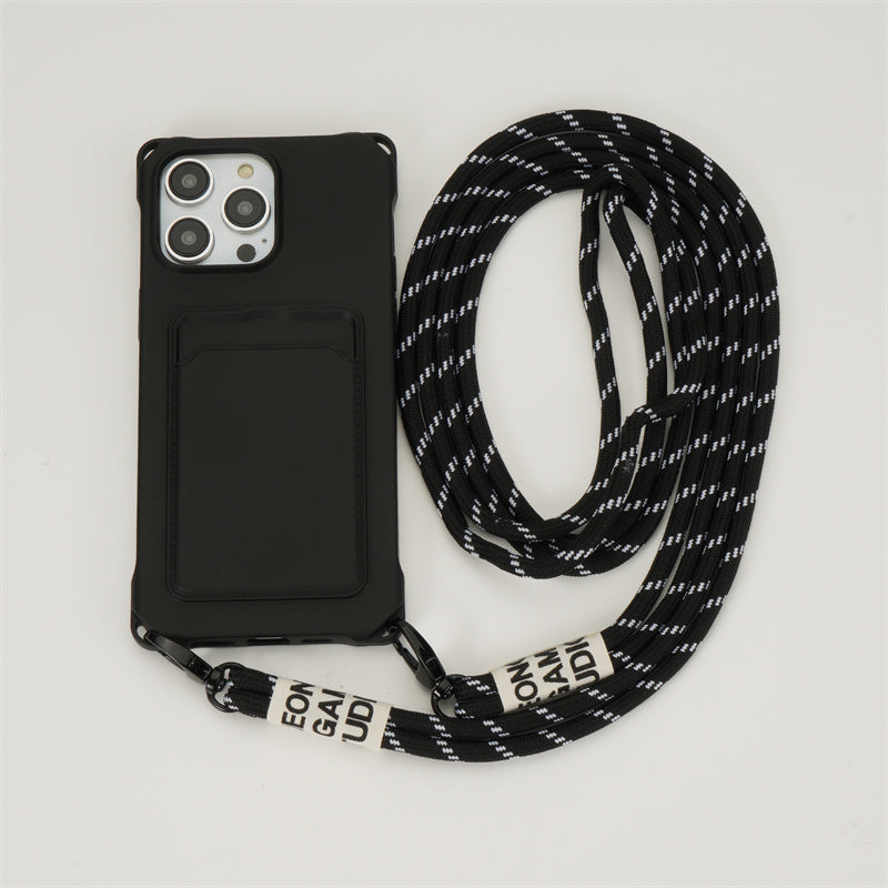 Detachable Lanyard Card Holder iPhone Case_HL3275