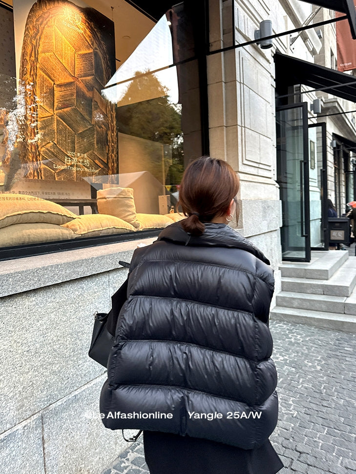 立領羽絨背心外套_BDHL8052