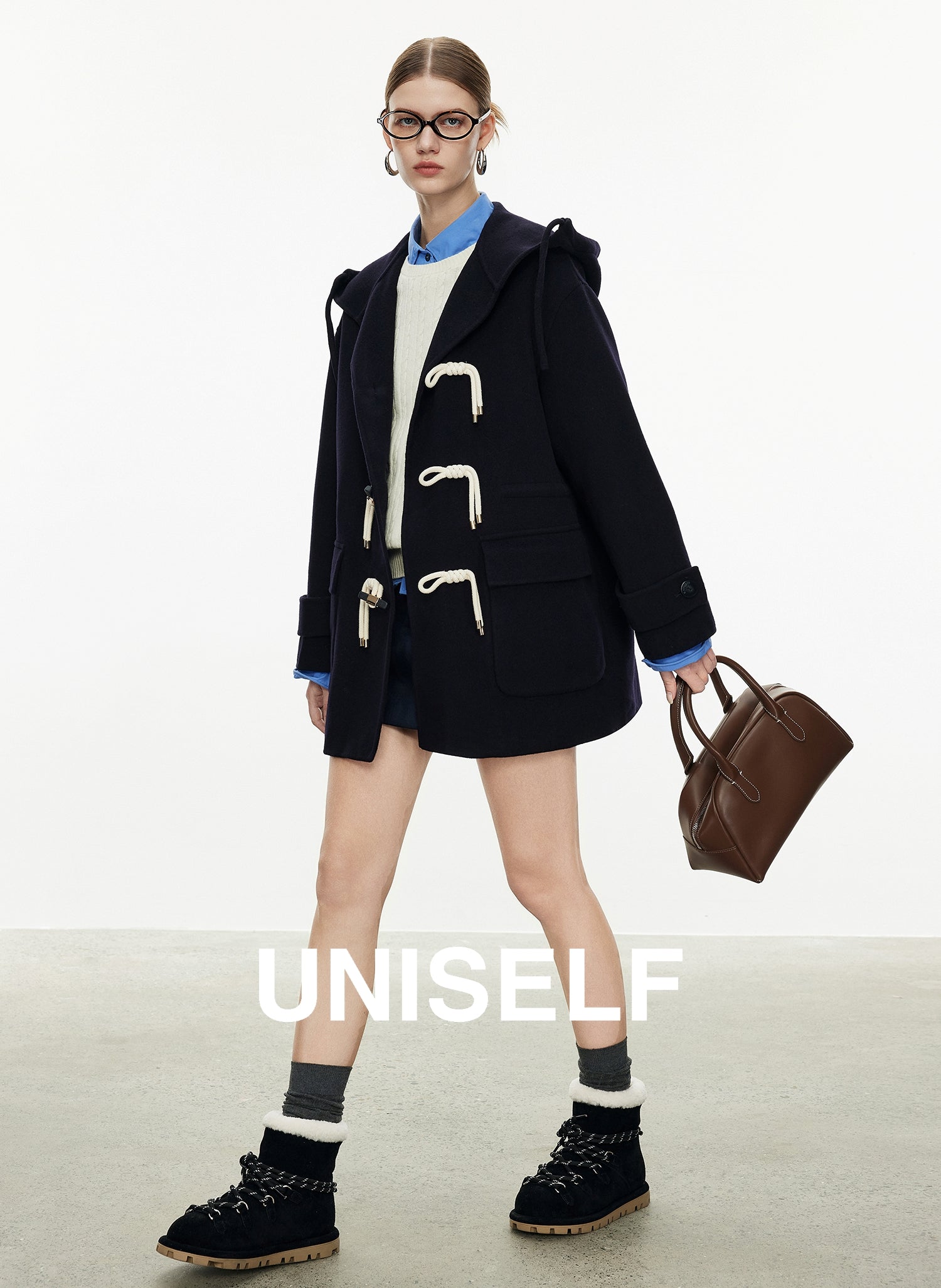 Simple Design Duffle Coat_BDHL7973