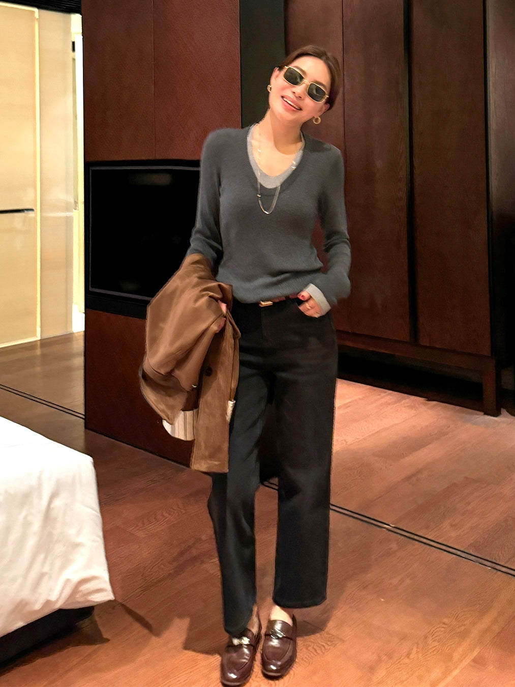Black Straight Jeans_BDHL7843