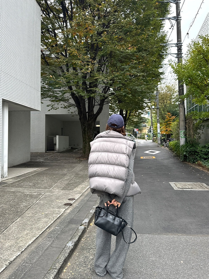 立領羽絨背心外套_BDHL8052