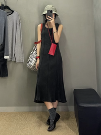 魚尾無袖連身裙_BDHL7407