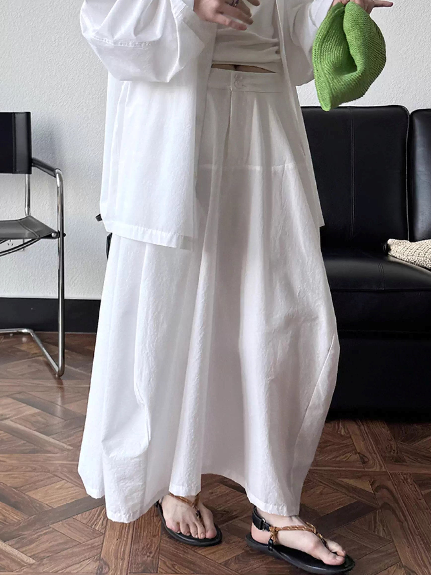 High-Waisted Long Skirt_BDHL7378
