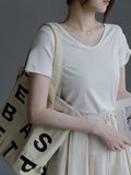 Thin Round Neck Tops_BDHL7576