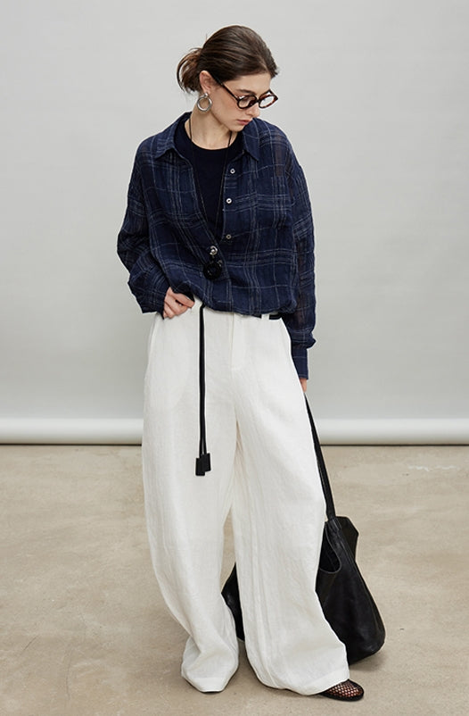 Loose-Fitting Shirt Or Long Straight Skirt_BDHL7193