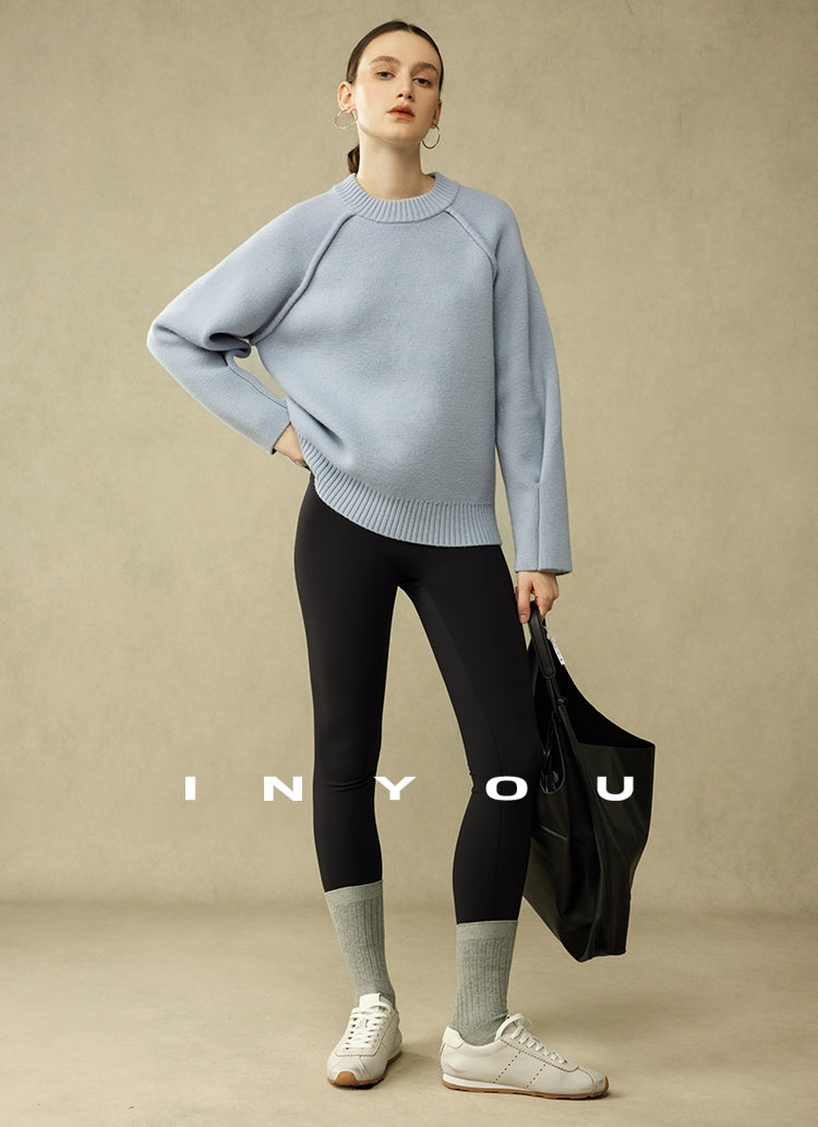 Thick Leg-Of-Matton Sleeve Knit_BDHL6789