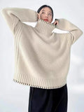Thick Turtleneck Pullover Knit_BDHL8020