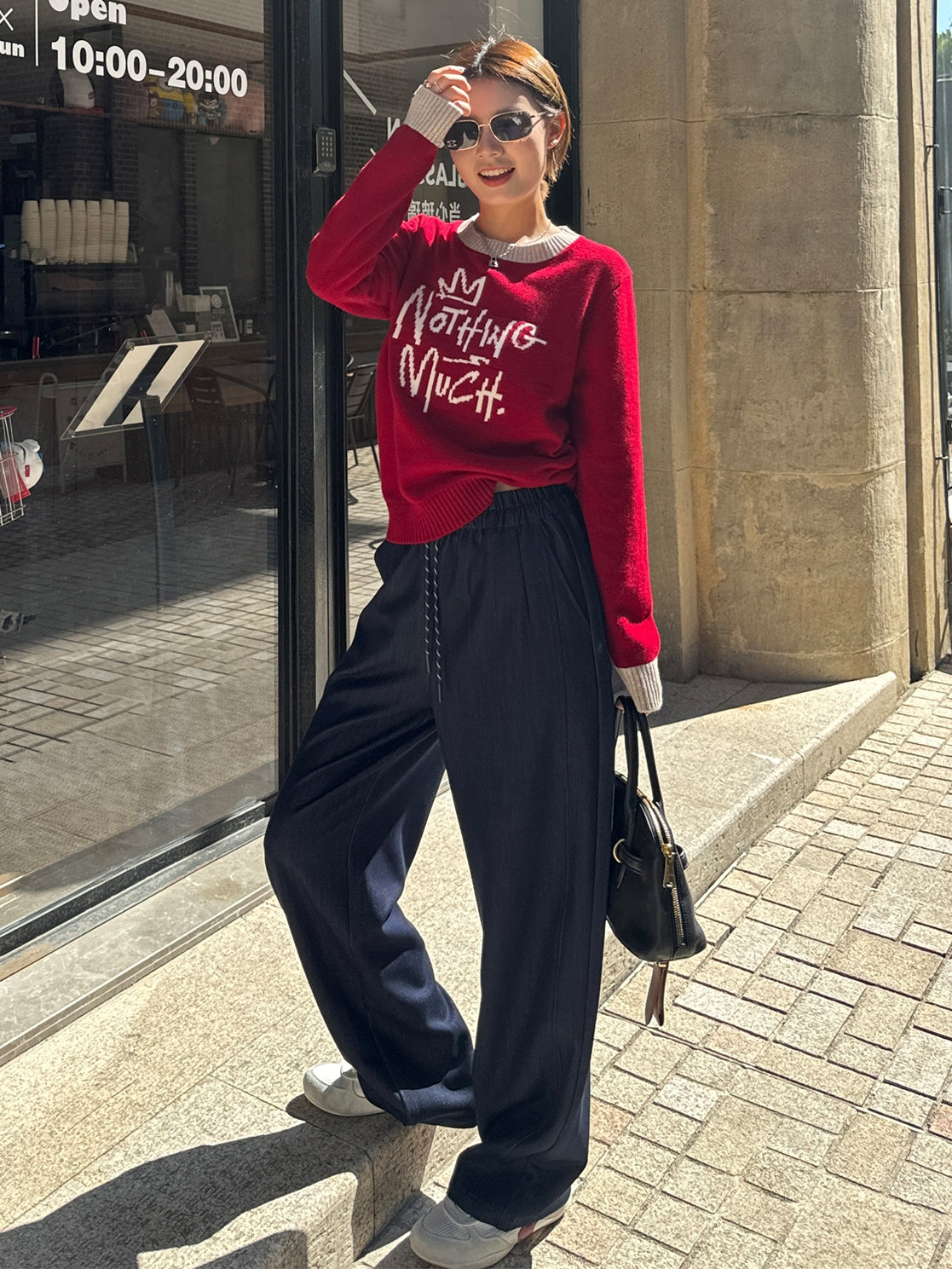 Drawstring Pants Or Cropped Pants_BDHL7733
