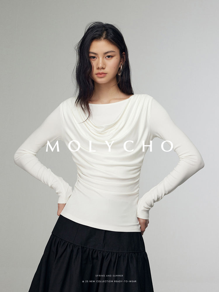 A-Line Medium Length Skirt_BDHL7246