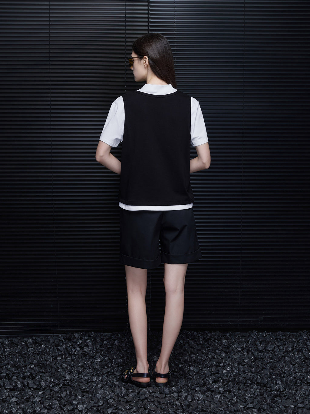Faux Two-Piece Color-Block T-Shirt_BDHL8279