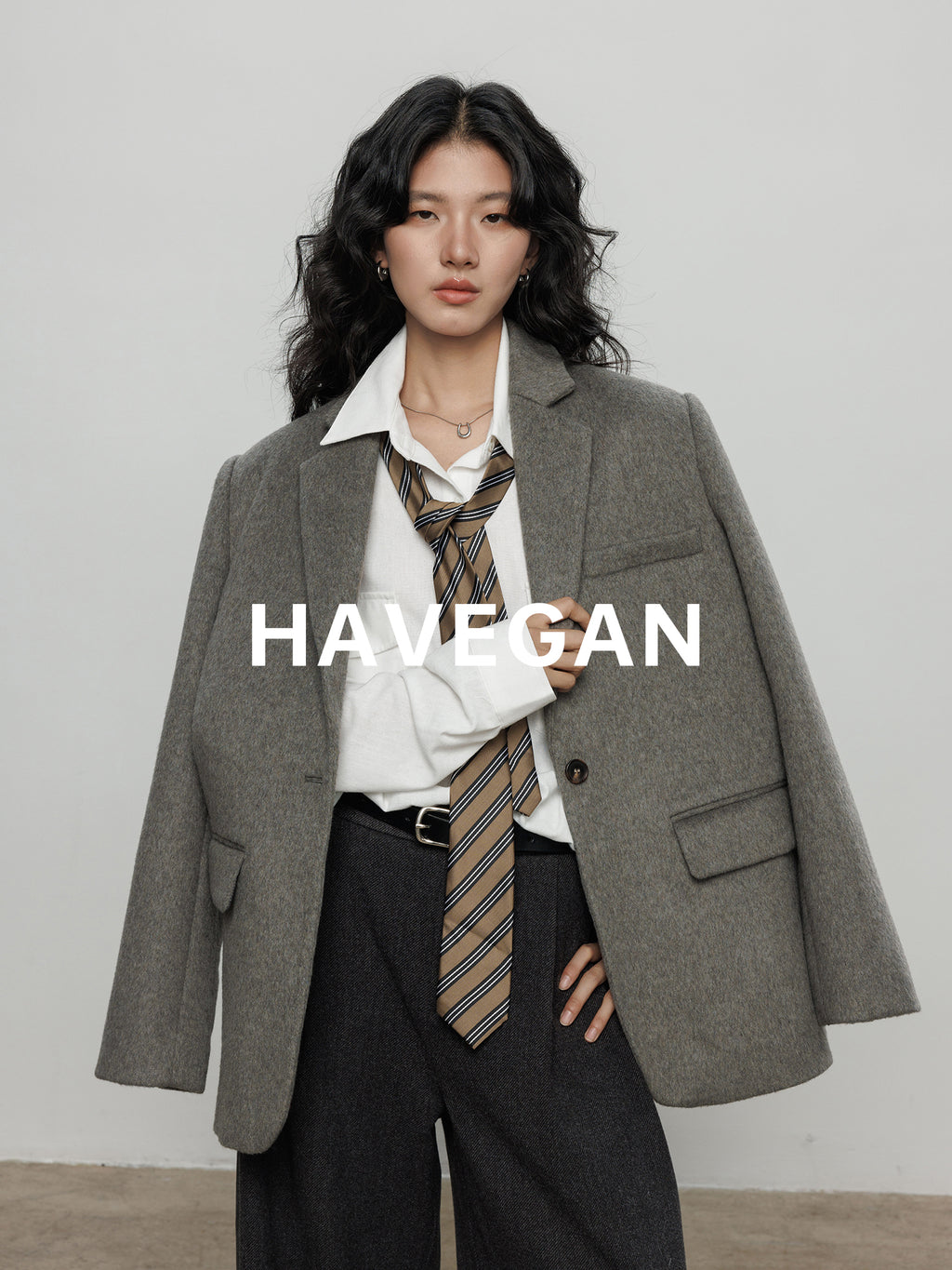 復古磨毛西裝外套_BDHL7963