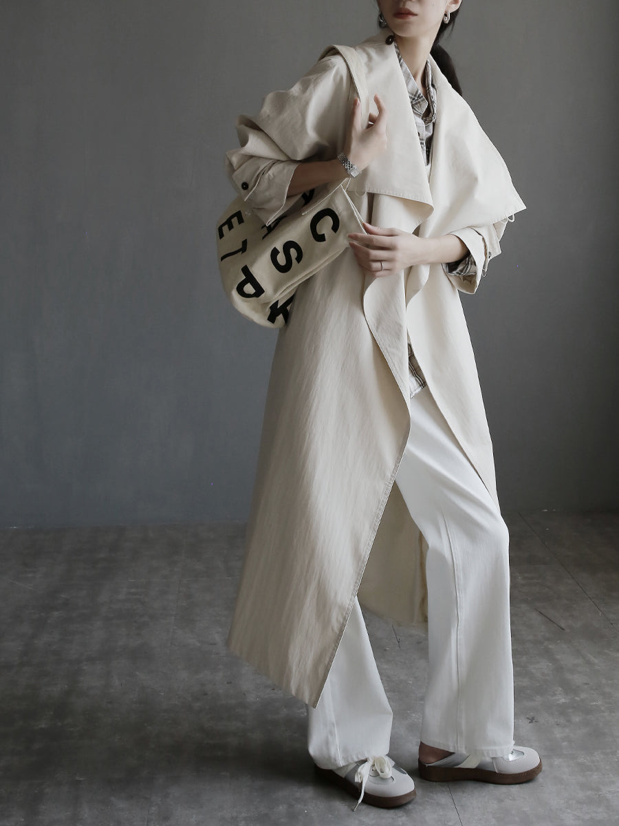 Stand Collar Trench Coat_BDHL7918